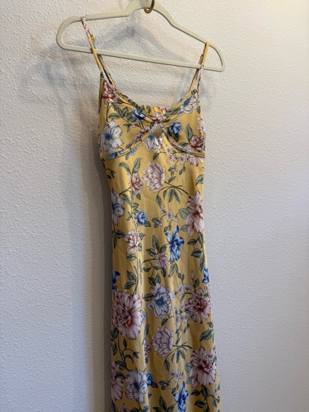 Thirty Thirty Floral Yellow Midi Dress - Picture 2 of 7